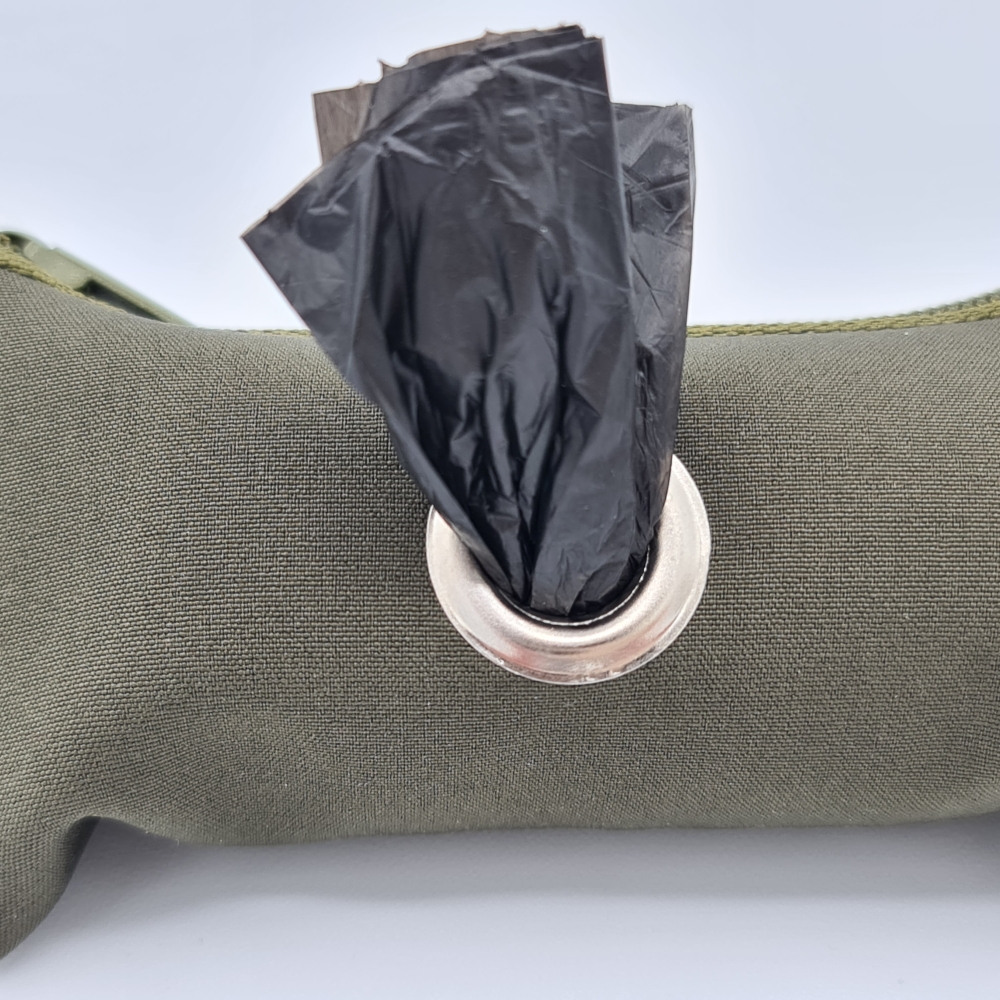 Kotbeutelspender Khaki-Grün